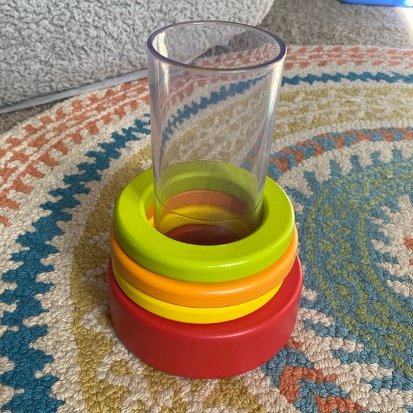 LOVEVERY, clear tube with stacking rings - Picture 2 of 2